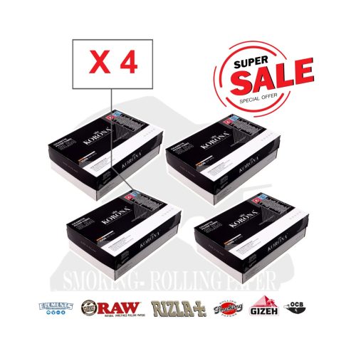 master-117 Tubetti per sigarette Korona Slim 6,8 mm – 4 scatole da 1000 tubetti
