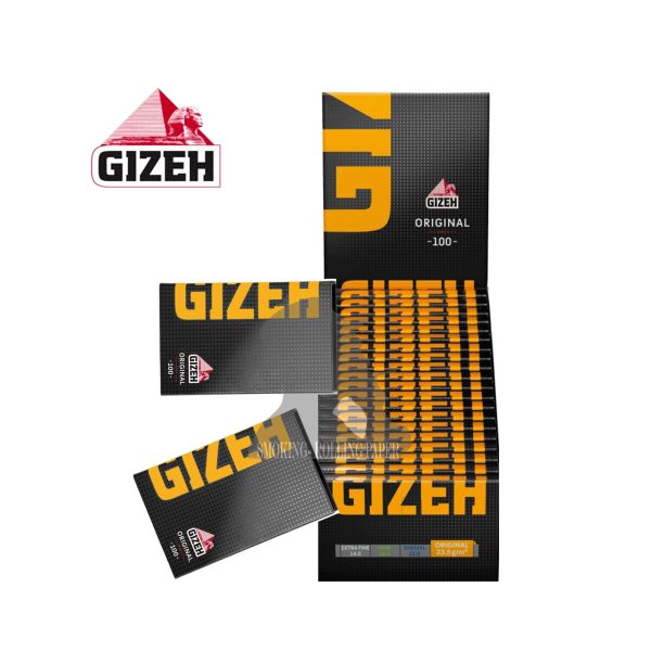 master-178 Cartine Gizeh Black Corte Regular – Confezione da 20 libretti