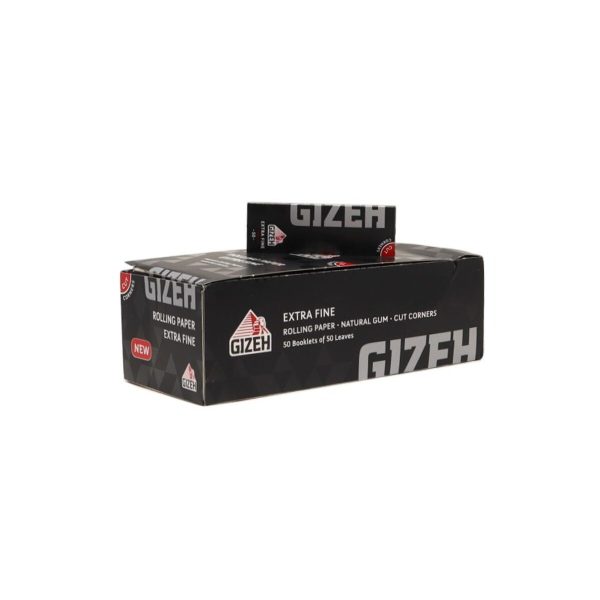 master-188 Gizeh Extra Fine Black Regular Zigarettenpapier – Packung mit 50 Heftchen