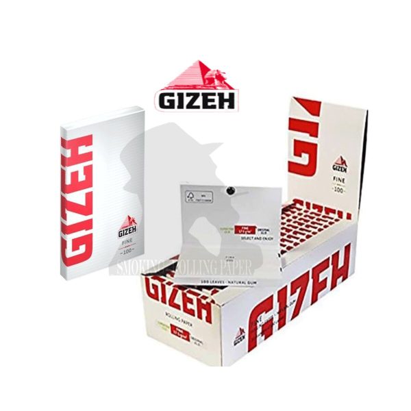 master-196 Gizeh Fine Red Regular Zigarettenpapier – Packung mit 20 Heftchen