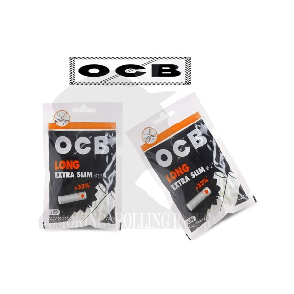 master-226 Filtres OCB Extra Slim 5,7 mm longs – 20 sachets de 120 filtres