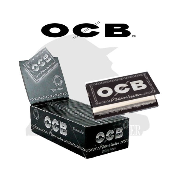 master-236 Papier à rouler OCB Premium Black Regular – lot de 25 carnets