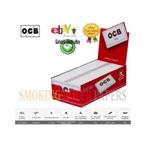 Cartine OCB White Corte Regular – Confezione da 25 libretti