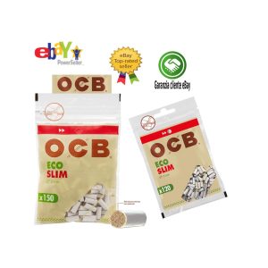 Filtri OCB ECO Slim 6 mm biodegradabili – 20 bustine da 120 filtri