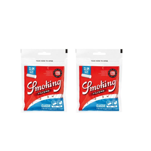 Filtri Smoking Classic Slim 6 mm – 120 filtri