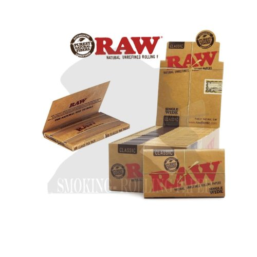 master-271 Cartine RAW Classic Wide Corte Regular – Confezione da 25 libretti