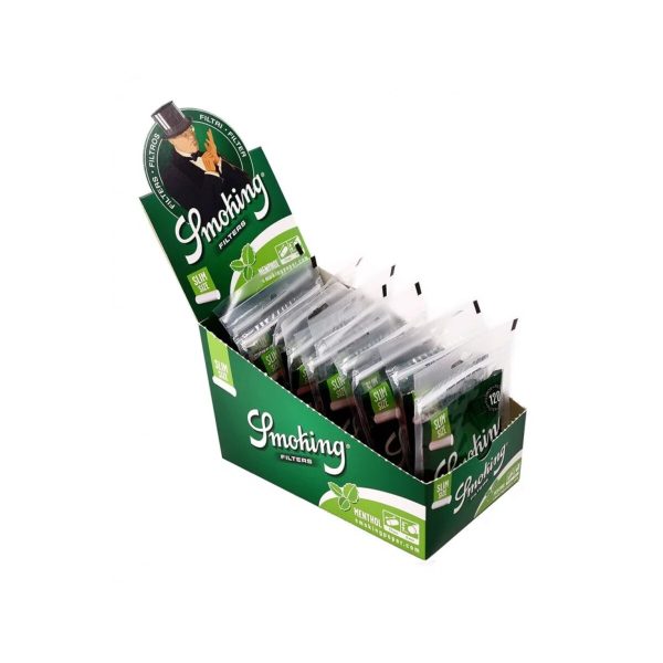 Filtri Smoking Menthol Slim 6 × 15 mm – 120 filtri