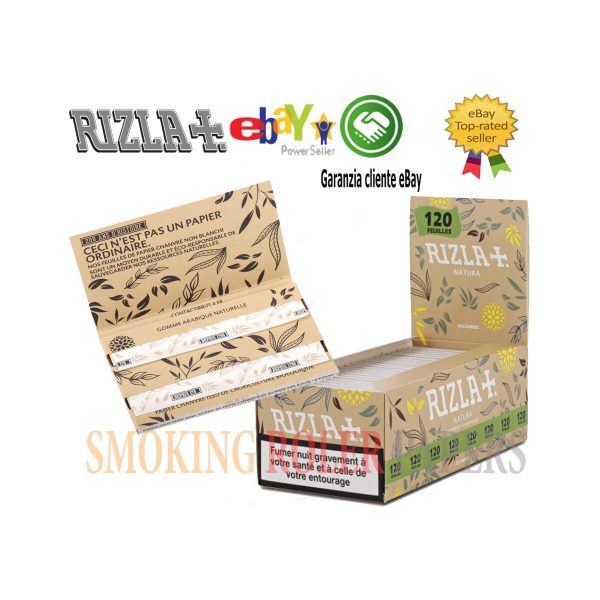 master-285 Rizla Natura Regular Zigarettenpapier – Packung mit 25 Heftchen