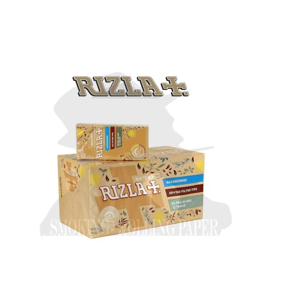 master-287 Rizla Natura ECO Extra Slim 5,7 mm Zigarettenfilter – 120 Filter