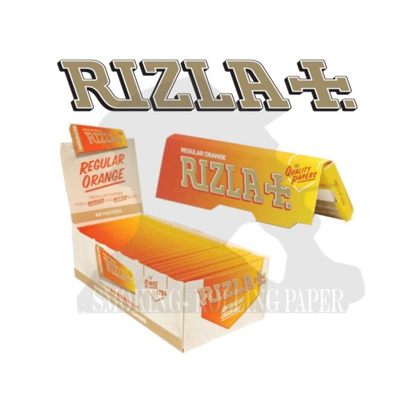 master-291 Rizla Orange Regular Zigarettenpapier – Packung mit 50 Heftchen