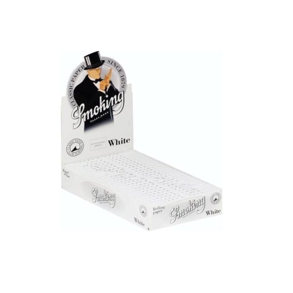 master-306 Cartine Smoking White Corte Regular – Confezione da 25 libretti