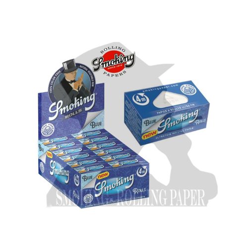 master-316 Cartine a rotolo Smoking Blue Rolls King Size Slim – 24 rotoli