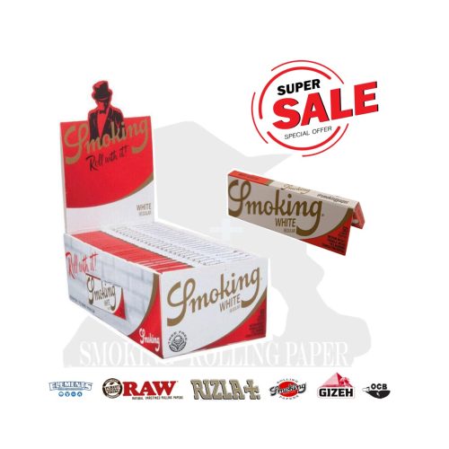 master-337 Cartine Smoking White Corte Regular – Confezione da 50 libretti