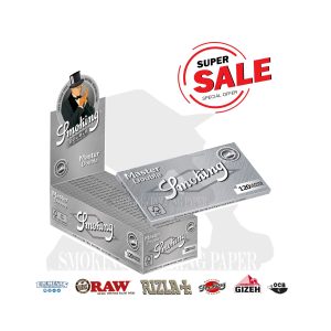 Cartine Smoking Master Double Silver Corte Regular – Confezione da 25 libretti