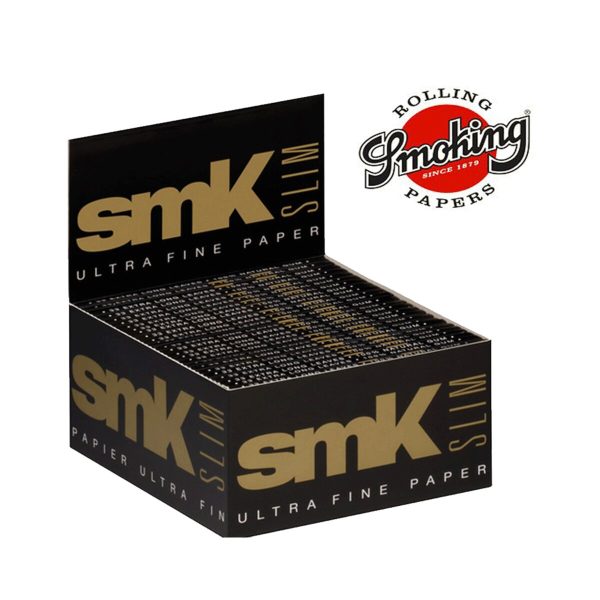 master-345 Smoking SMK Ultra Fine King Size Slim Zigarettenpapier – Packung mit 50 Heftchen