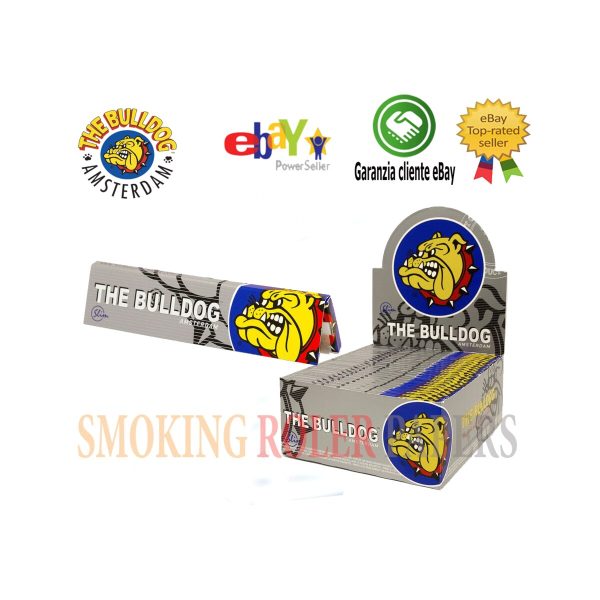 master-354 Cartine The Bulldog Silver King Size Slim – Confezione da 50 libretti