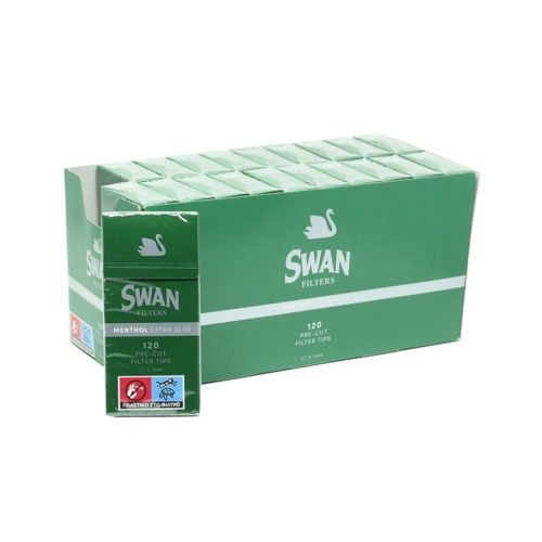 master-361 Filtri Swan Extra Slim Menthol 5,7 mm in stick – 120 filtri