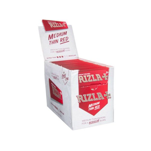 master-387 Cartine Rizla Red Corte Regular – Confezione da 100 libretti