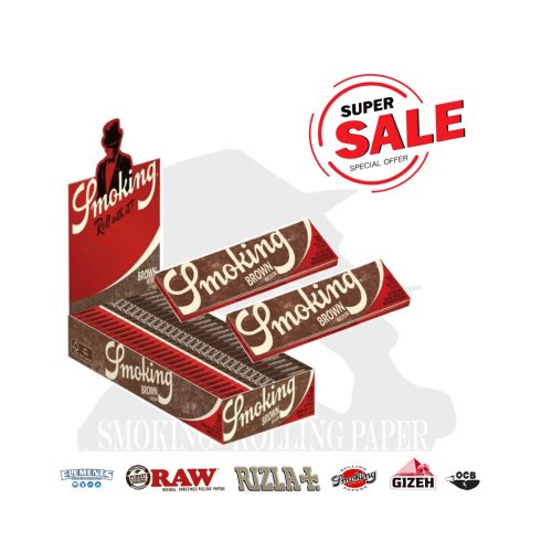 master-388 Cartine Smoking Brown Corte Regular – Confezione da 25 libretti