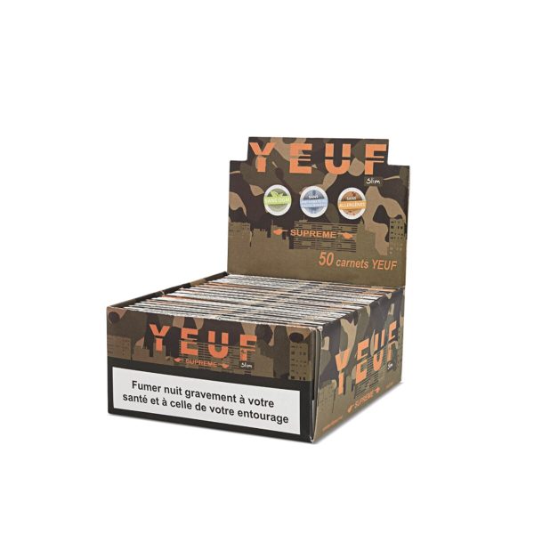 master-404 Cartine YEUF Supreme King Size – Confezione da 50 libretti