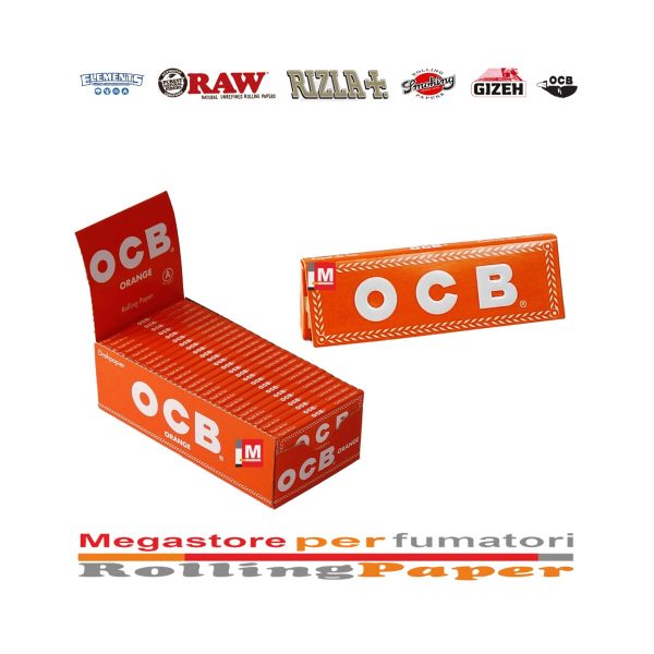 master-91 OCB Orange Regular Zigarettenpapier – Packung mit 50 Heftchen